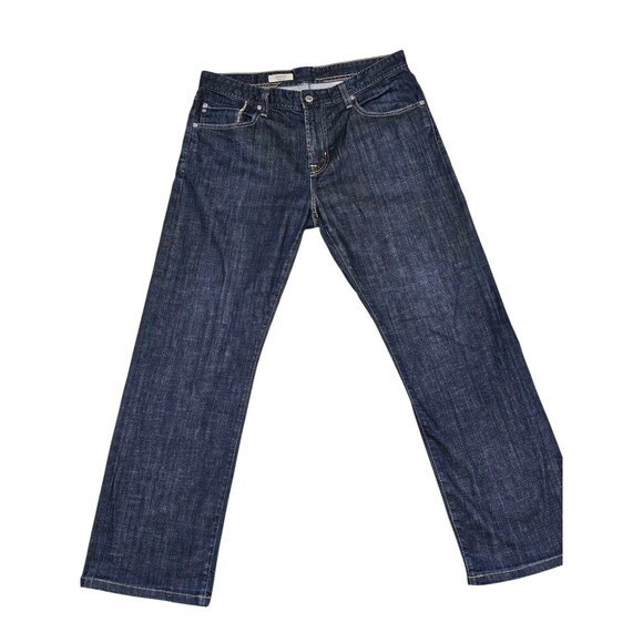AG ADRIANO GOLDSCHMIED The Protege Straight Leg Blue Jeans Mens 36x30 Stretch - Picture 1 of 14
